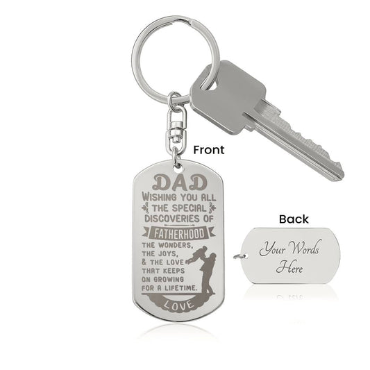 Fatherhood - pet tag