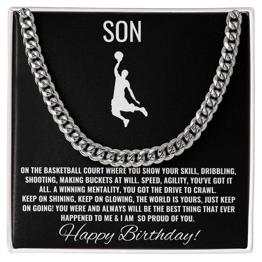 Son - Keep on shining, keep on glowing/ Basketball - Happy Birthday